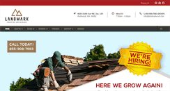 Desktop Screenshot of landmarkroof.com